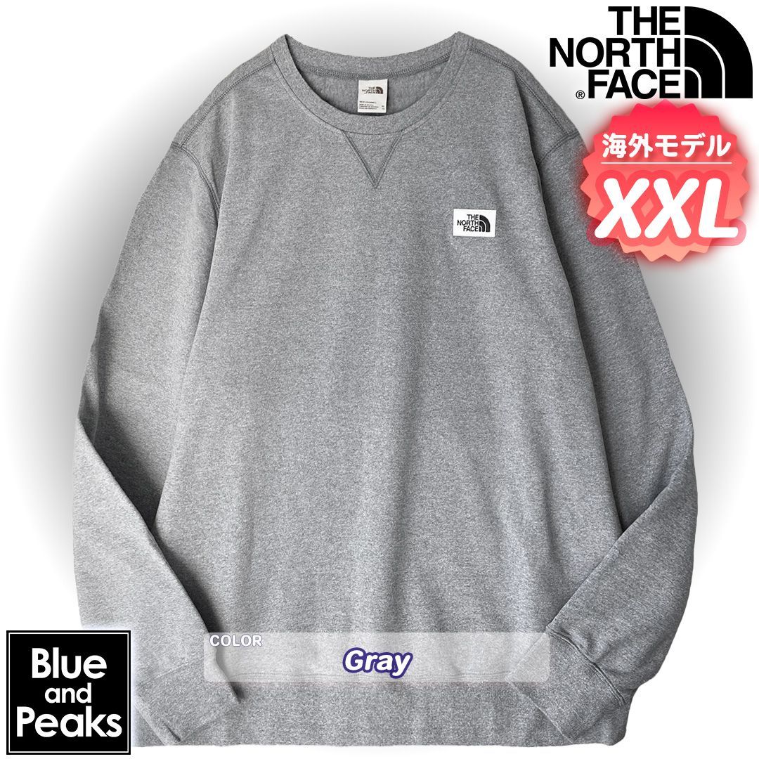 THE NORTH FACE トレーナー Heritage Patch Crew， カラー；Gray， サイズ；XXL