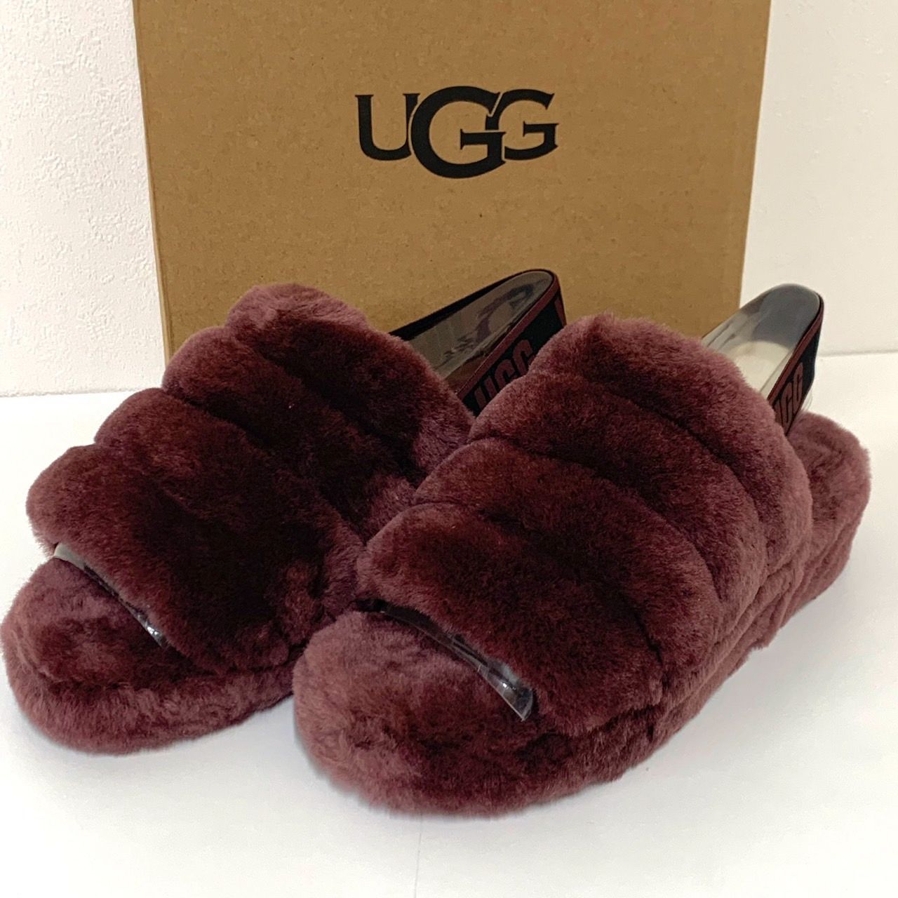 UGG】アグ/FLUFF YEAH SLIDE/フラッフイヤースライド/サンダル/23cm