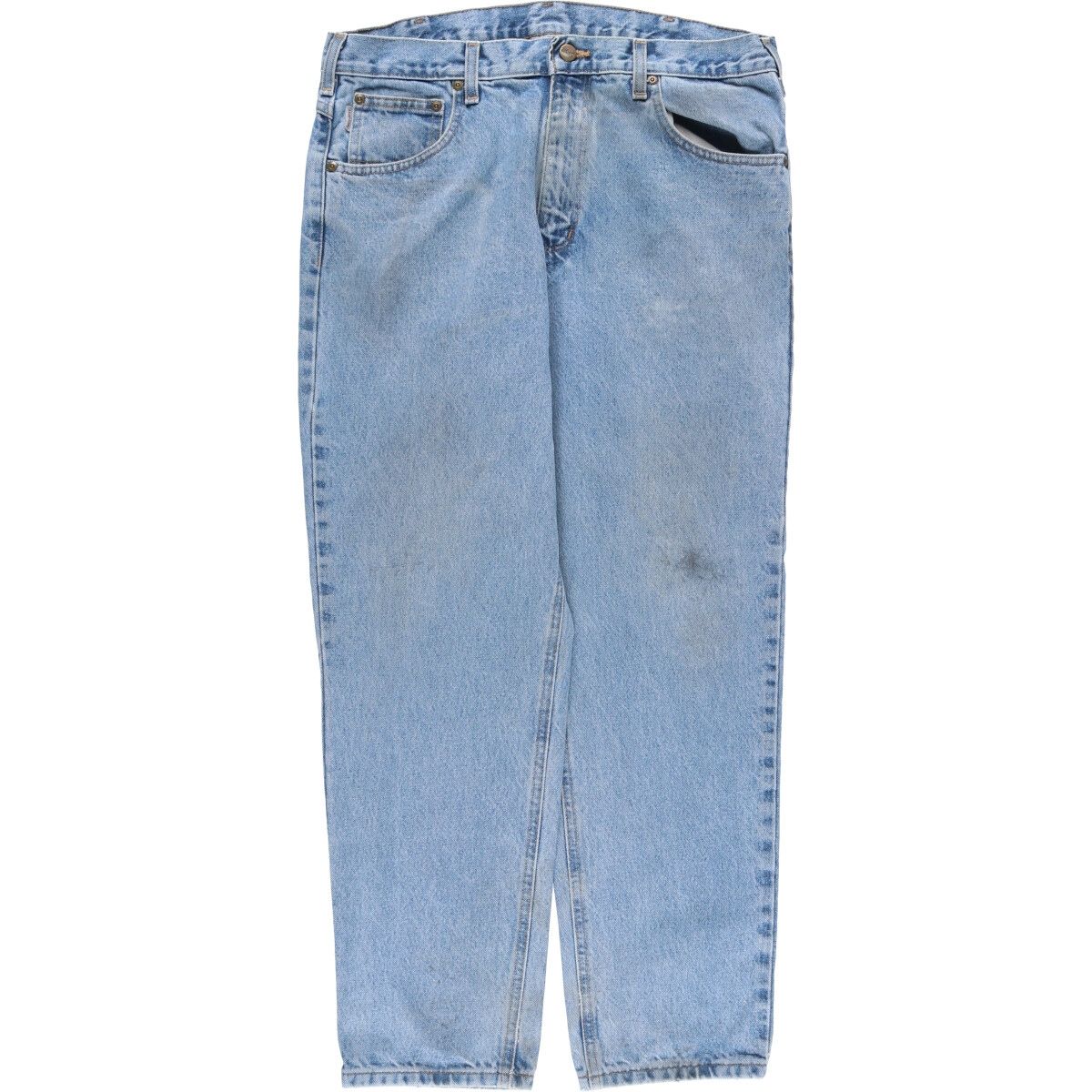 古着 カーハート Carhartt RELAXED FIT TOYOTA トヨタ テーパードデニムパンツ メンズw35相当|eaa539908