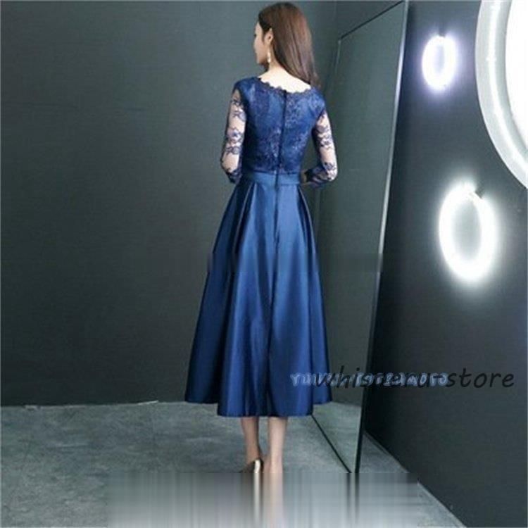 パーティードレス結婚式服装ドレスワンピース20代10代40代30代nakフォーマルドレス50代女性冬赤お呼ばれ母親親族袖ありフォーマルワンピー