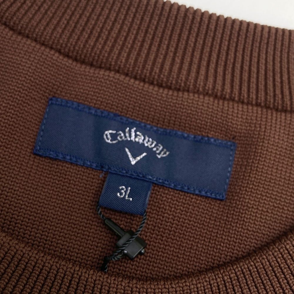 サイズ：3L CALLAWAY キャロウェイ ニットセーター 迷彩