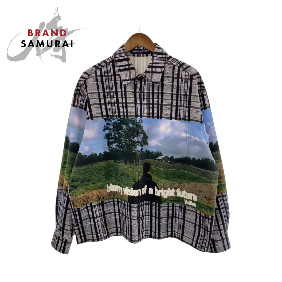 美品 LOUIS VUITTON ルイヴィトン 23AW プリンテッドコットンオーバー