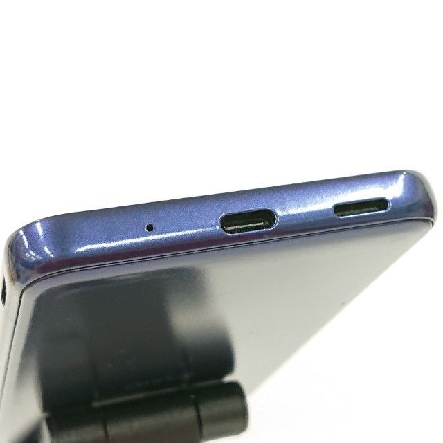 BASIO active SHG09 au ネイビー 送料無料 本体 c12474