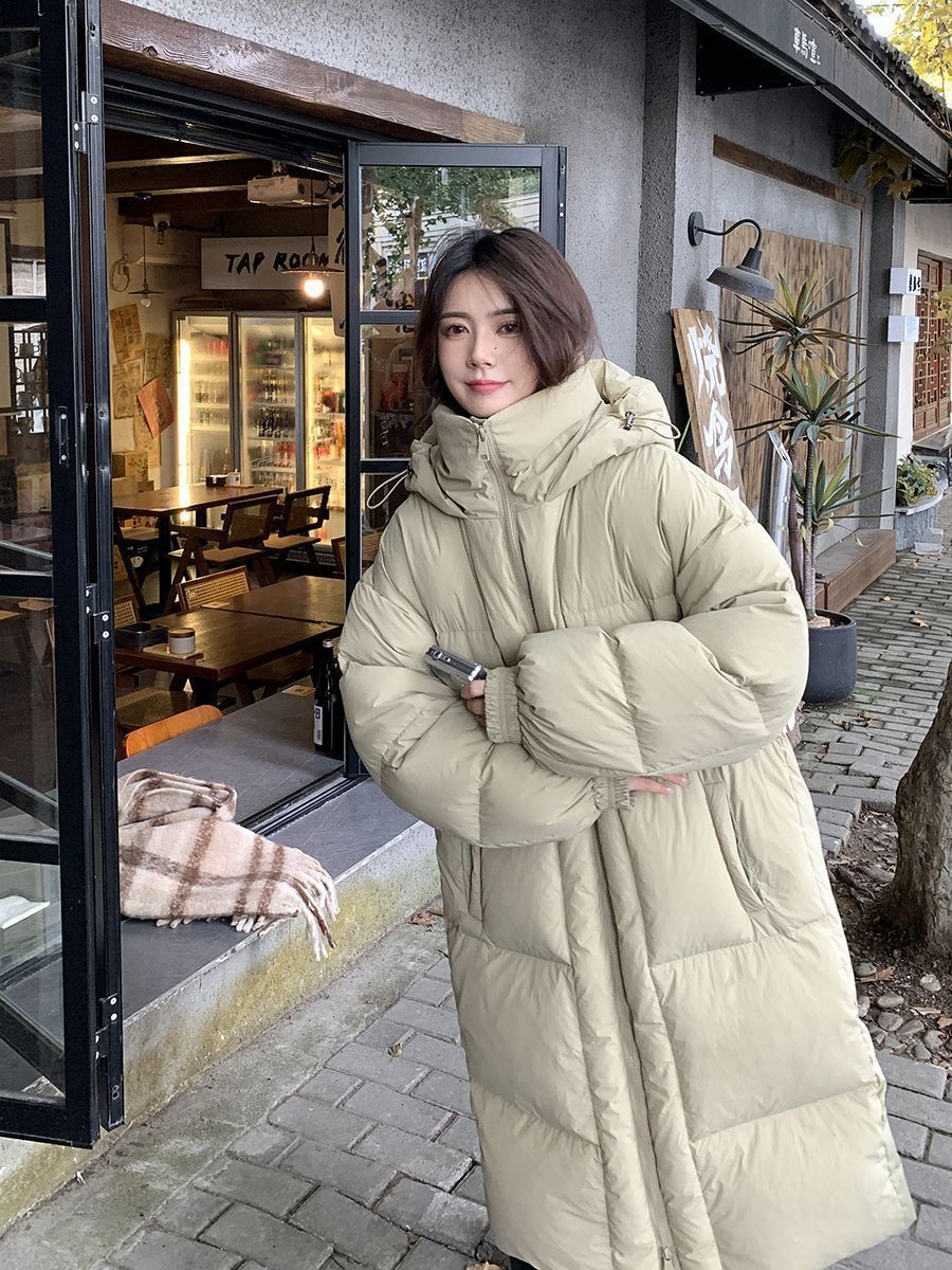 新品未使用 2025年新作 極寒対策ロングダウンコート 過膝丈 90