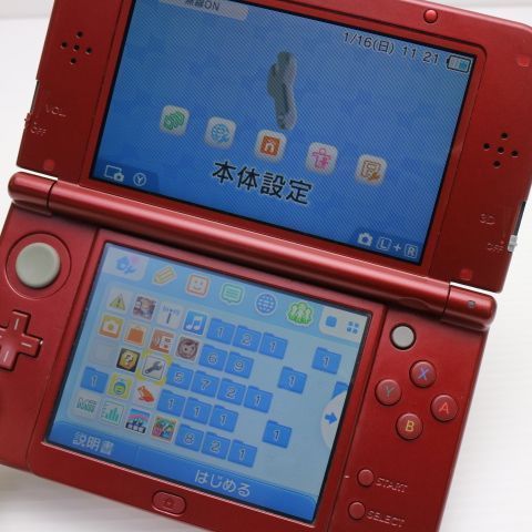 Newニンテンドー3DS LL メタリックレッド game 任天堂 本体 土日祝発送OK 05000 UP786_INFO