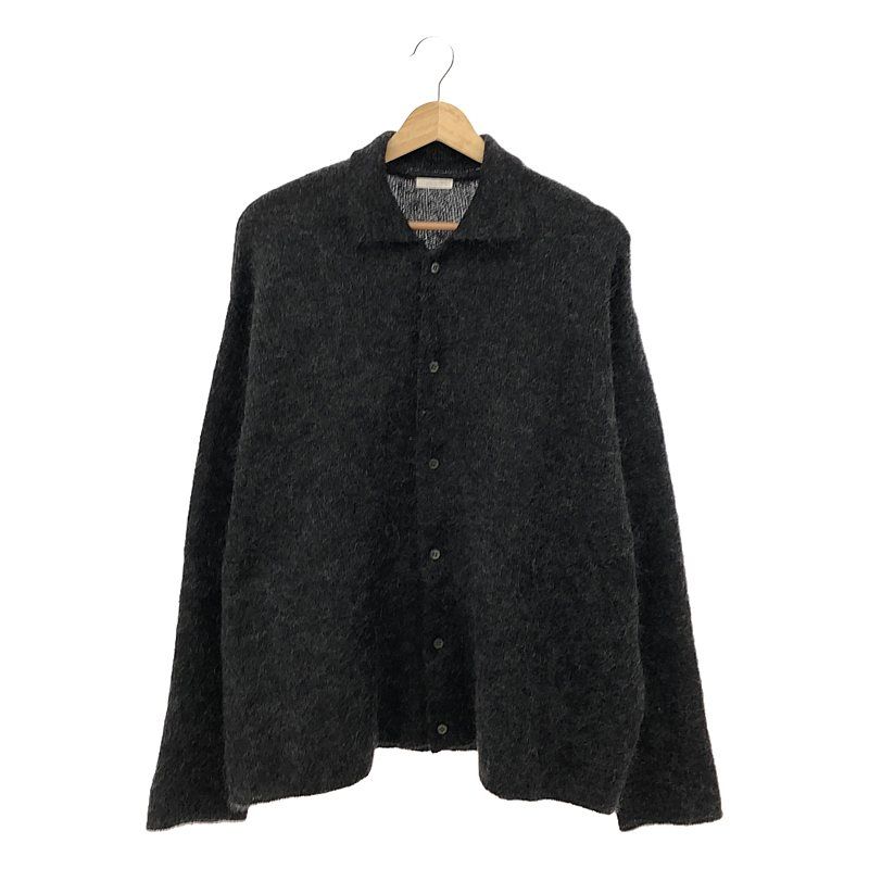【新品】  Blanc YM / ブランワイエム | 2023AW | Kid Mohair Knit Shirt モヘヤニットシャツ | S | Beige | メンズ 新品】 Blanc YM / ブランワイエム | 2023AW | Kid Mohair Knit Shirt