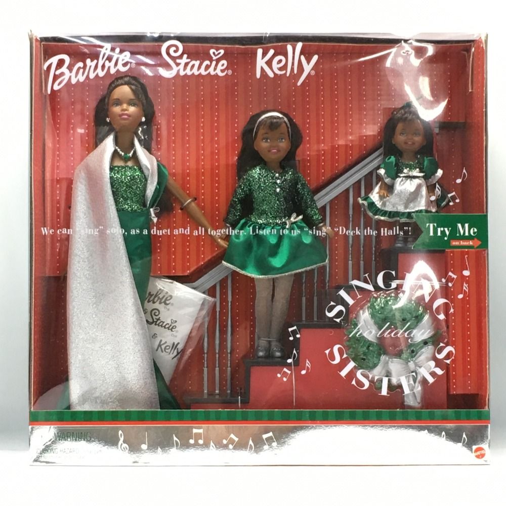 【レア】Barbie Kelly Stacie クリスマスセット