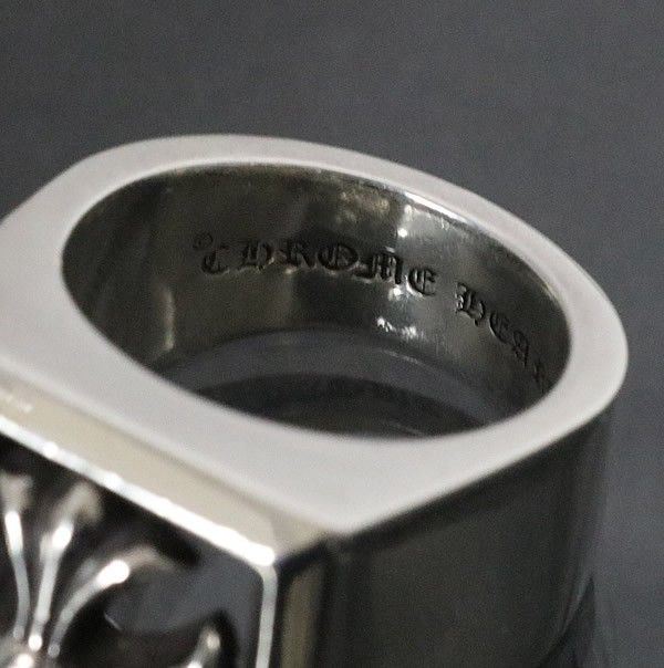クロムハーツ　CHROME HEARTS レターブロックCHプラスリング　20号 クロムハーツ レターブロック CHプラス リング 指輪 20号