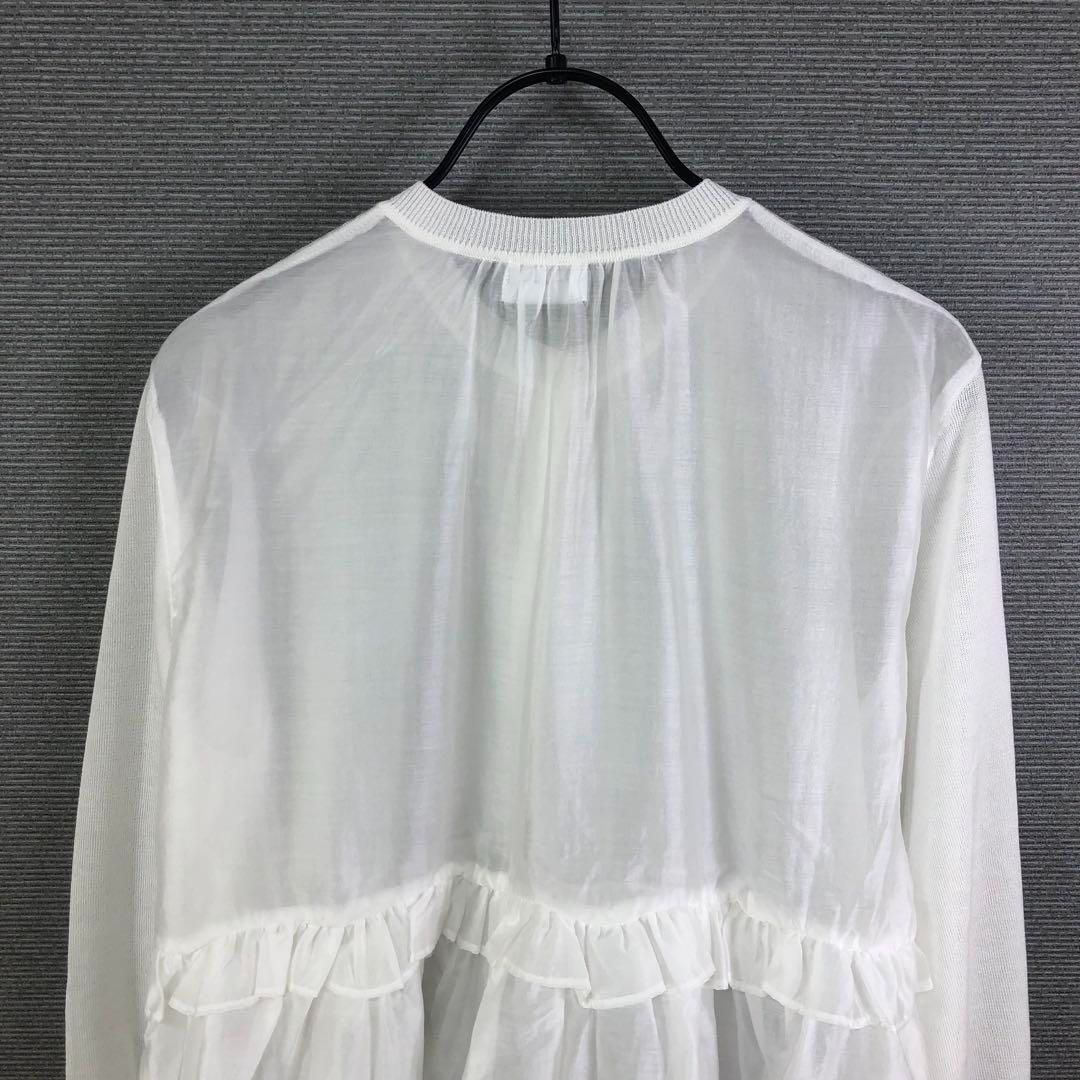 Sono 2024SS マコタンハイブリッドカーディガン F ホワイト 白 ソーノ