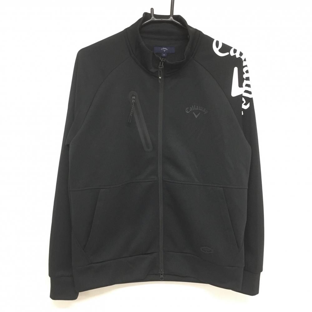 美品　キャロウェイ　ジャージジャケット　M 美品キャロウェイ トラックジャケット 紺系 M 総柄 ジャージ