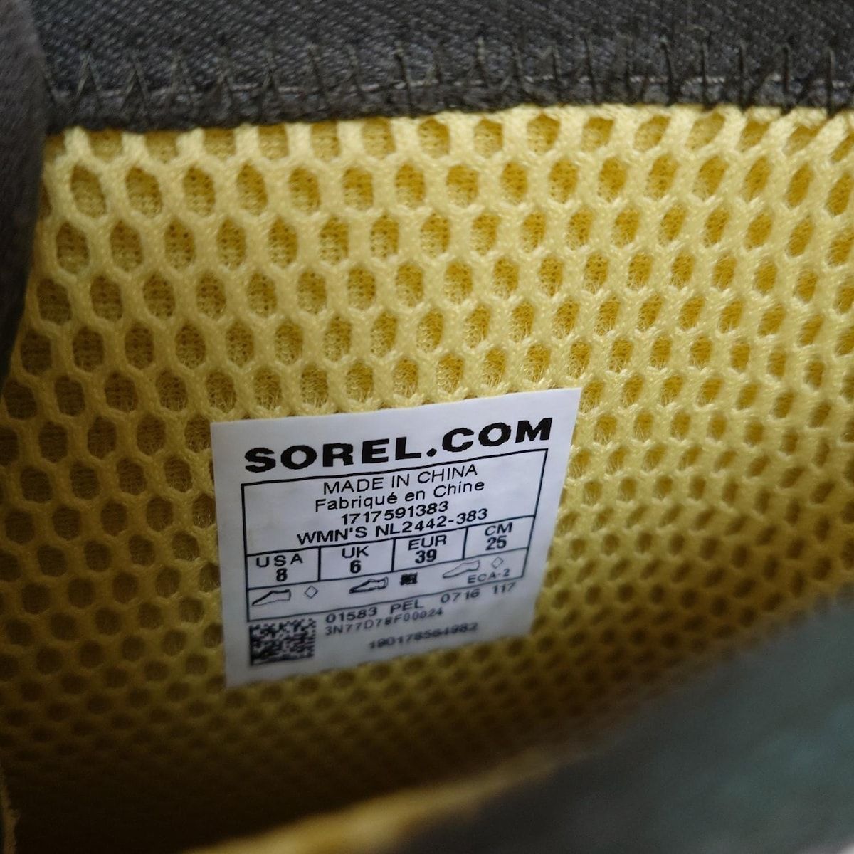 SOREL ソレル レインブーツ 25 レディース - カーキ インヒール KIN-KAAI_COM