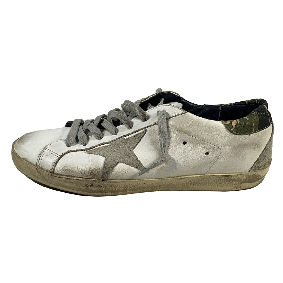 GOLDEN GOOSE(ゴールデングース) スニーカー 44 メンズ - 白×グレー 