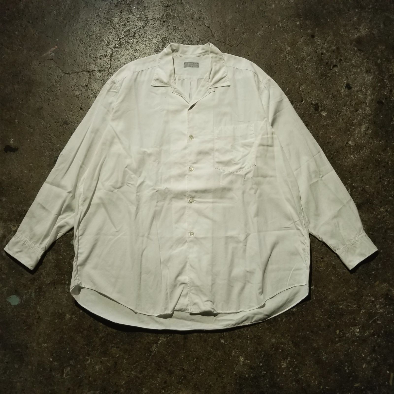 COMME des GARCONS HOMME 80s 90s オープンカラーシャツ 1980s 1990s