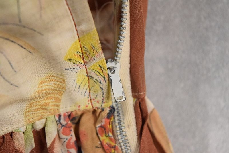 オールオーバーパターン レーヨンアロハスカート