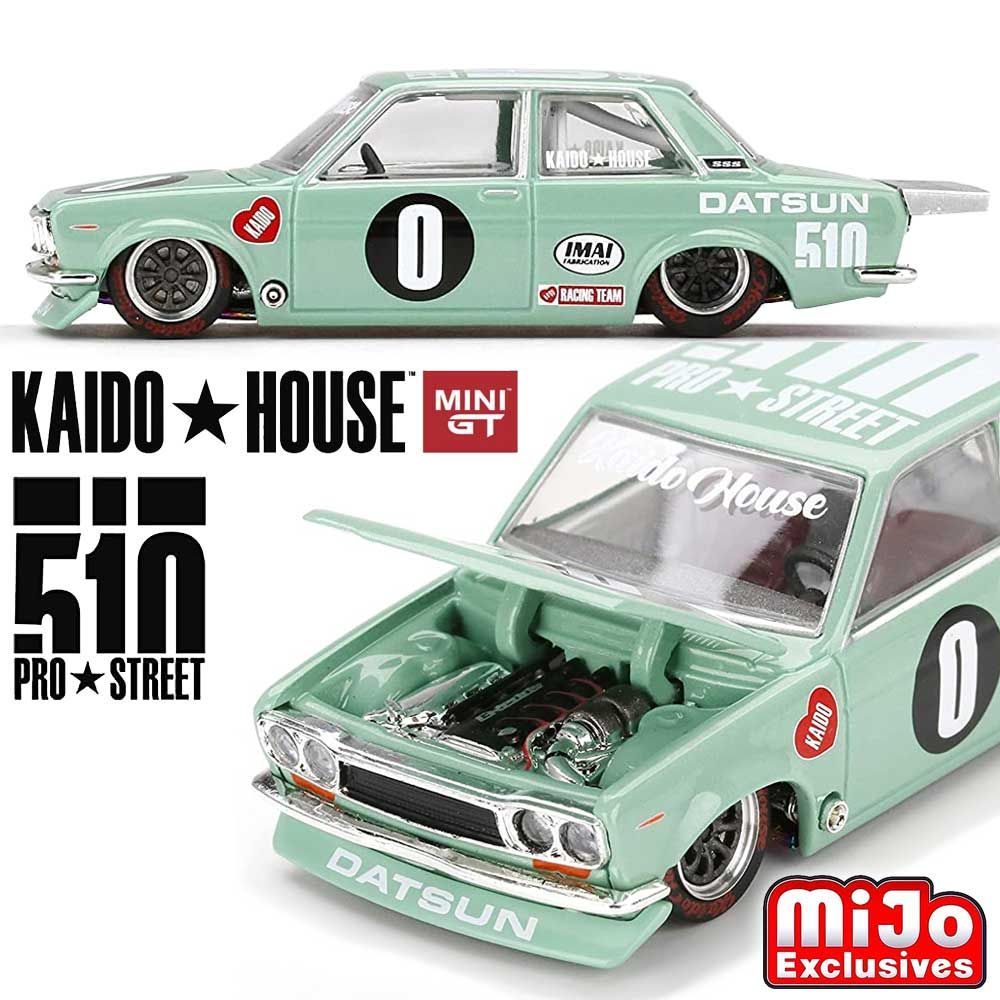 高品質 ミニカー MiniGT House Kaido 2台セット 新品c ブル 510