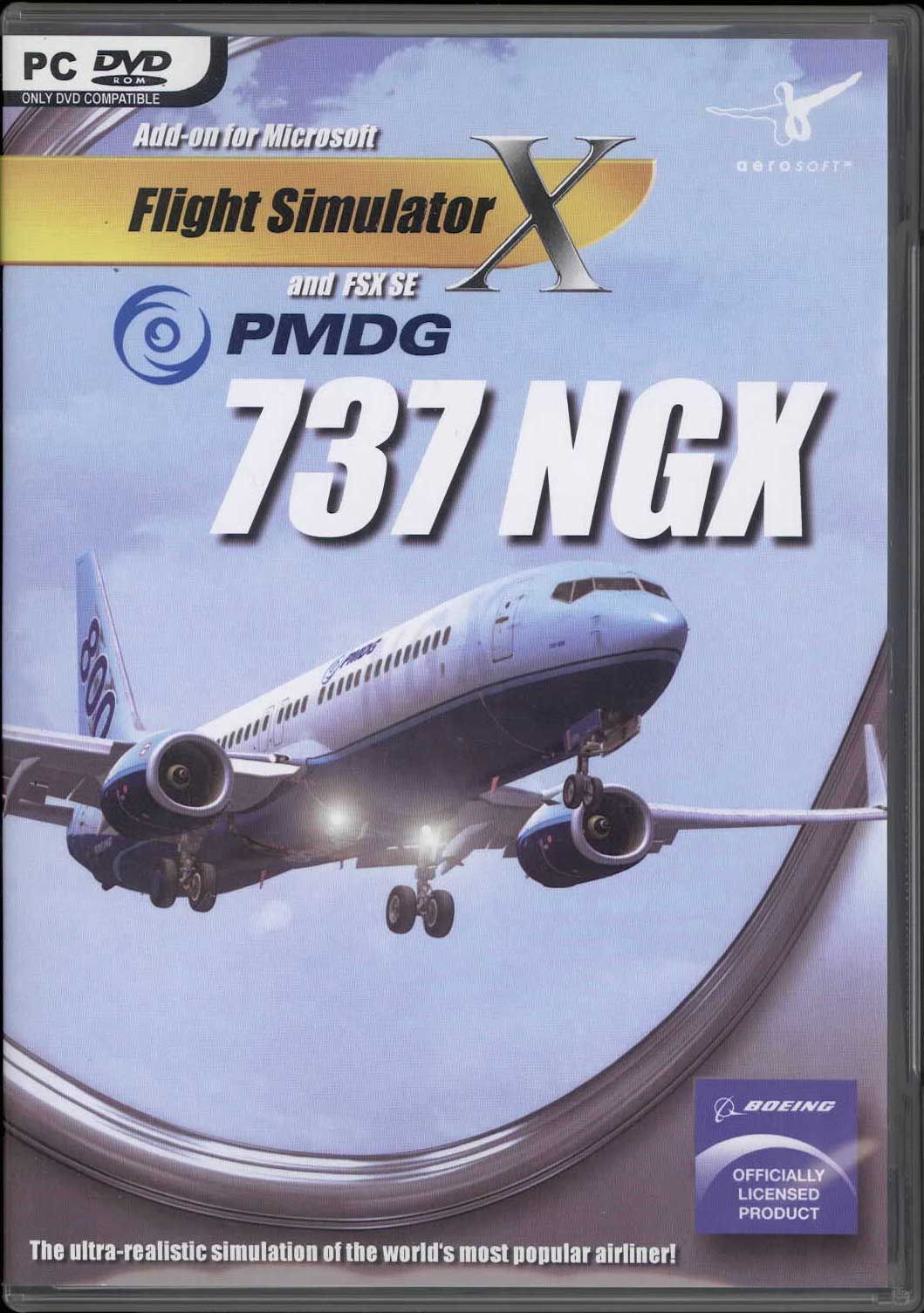 新品 PMDG 737NGX Flight Simulator X アドオン Real Flight Shop : Your first source of Flight Simulation
