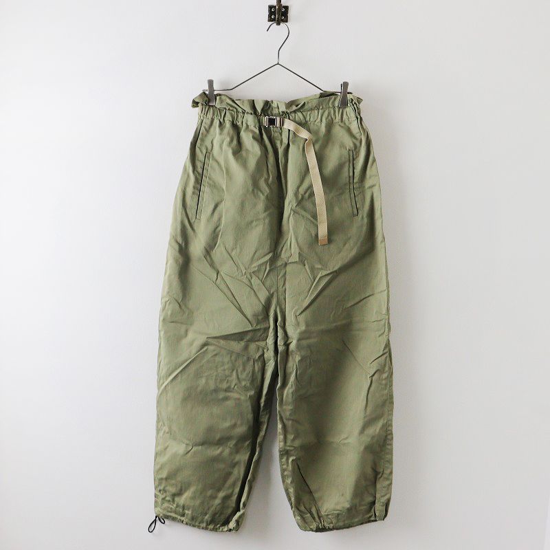 TENNE HANDCRAFTED MODERN アタッチメントパンツ カーキ