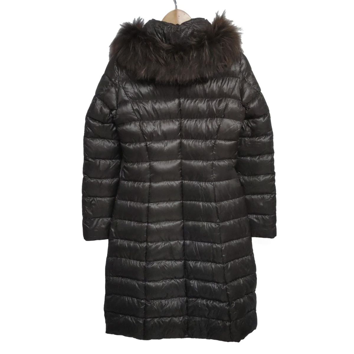 HERNO ヘルノ ダウンコート サイズ40 M レディース - ダークブラウン 長袖 ジップアップ 冬