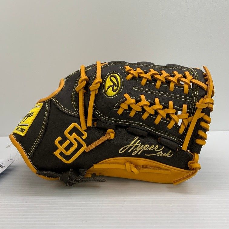 Rawlings - ローリングス Rawlings ハイパーテック 軟式 オールラウンド用グローブ GR5HTMN55W パドレス MLB 4562 ローリングス Rawlings ハイパーテック 軟式 オールラウンド用