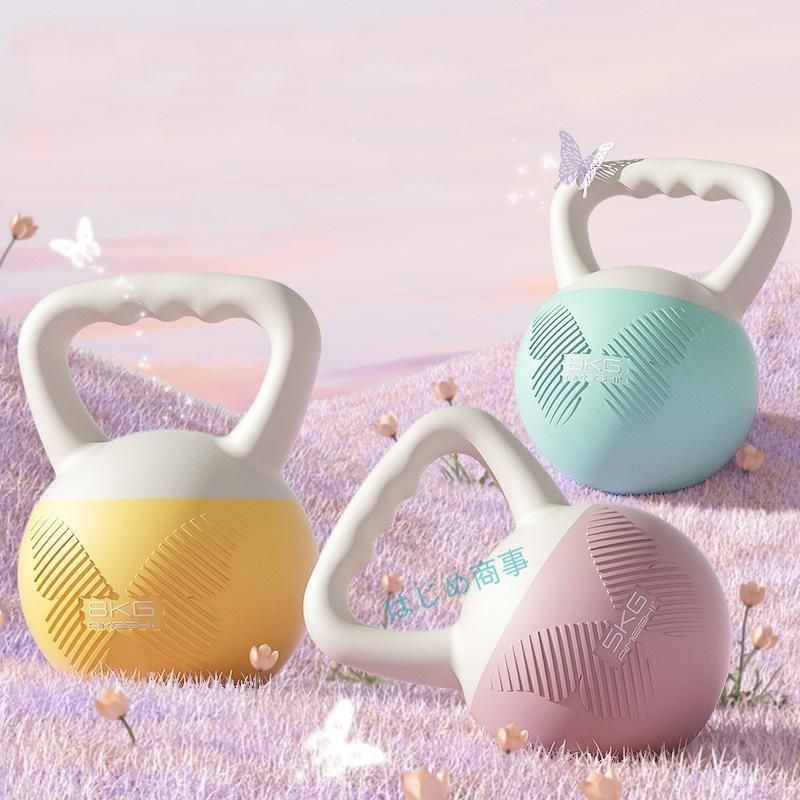ソフトケトルベル 筋トレ ソフト ダンベル 4KG 5KG 6KG 8KG 10KG トレーニング 女性 安全 シェープアップ フィットネス