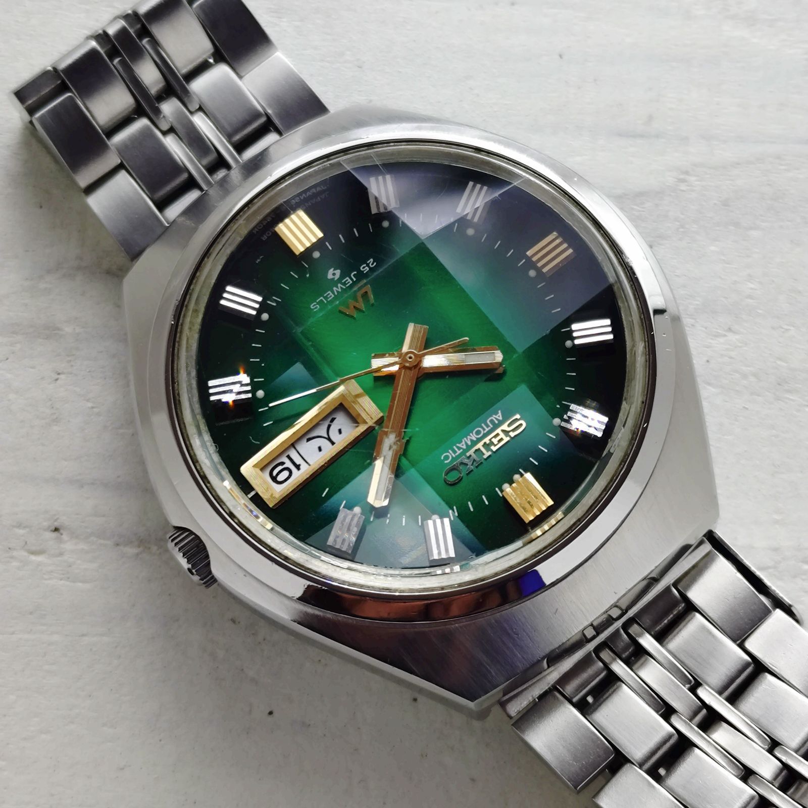 #CQ78 SEIKO ロードマチック　純正ベルト【 5606 703 】 セイコー ロードマチック 5606-7070 自動巻 純正ブレスレット OH