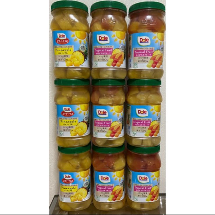 Dole フルーツボトル 665g 3種×6個 計18個セット クリアランス Amazon