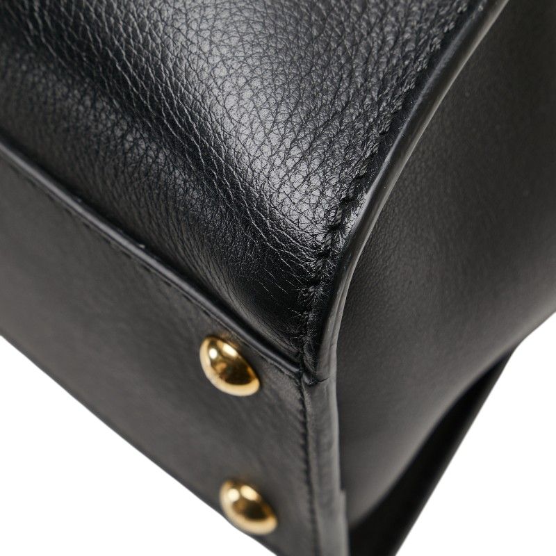 極上美品✨フェンディFENDI ピーカブ 8BN290 ブラック Used FENDI フェンディ ピーカブー アイコニック ミニ セレリア
