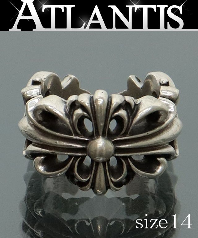 CHROME HEARTS 銀座店 クロムハーツ ダブルフローラルクロス リング