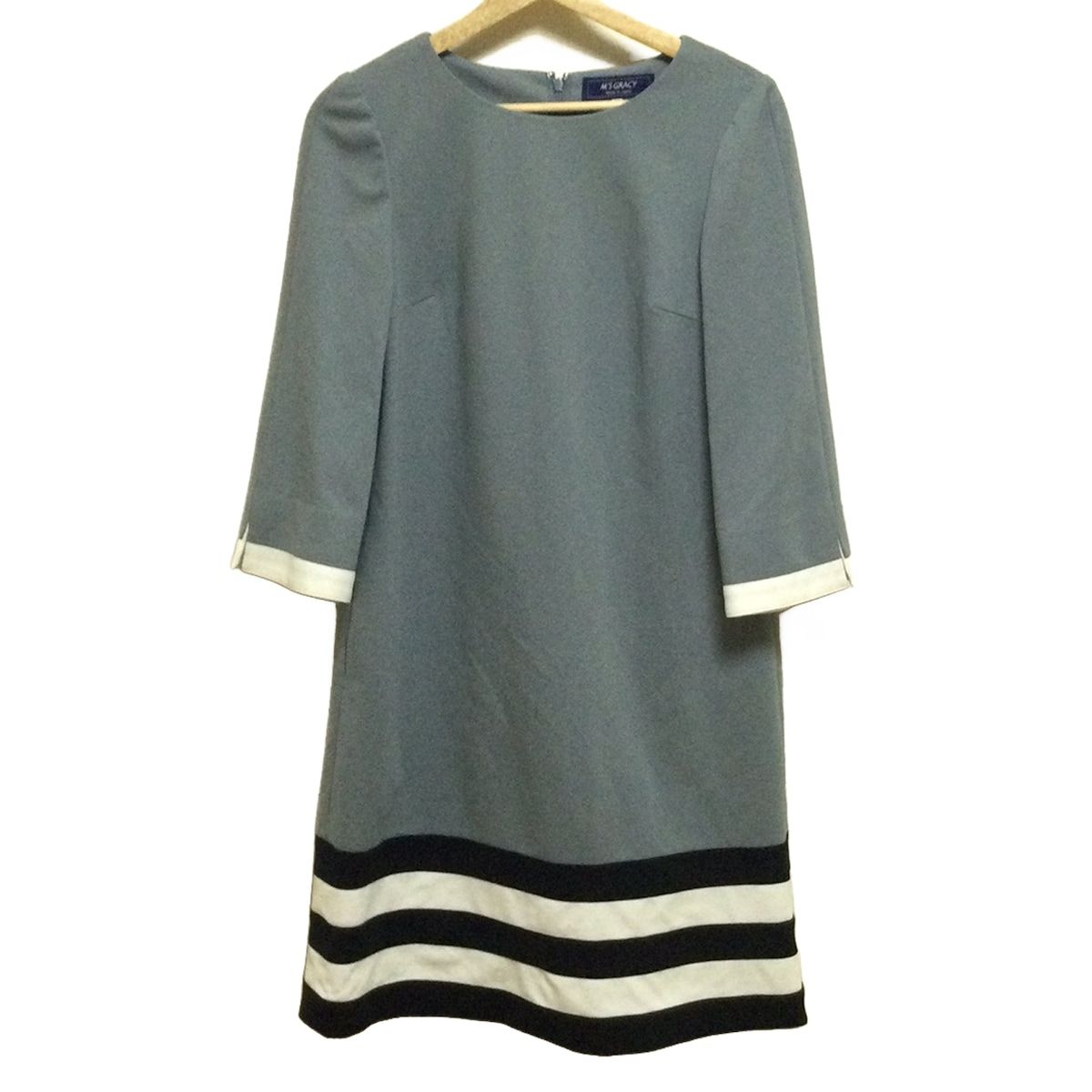 M'S GRACYエムズグレイシー半袖ひざ丈ワンピース M'S GRACY(エムズ