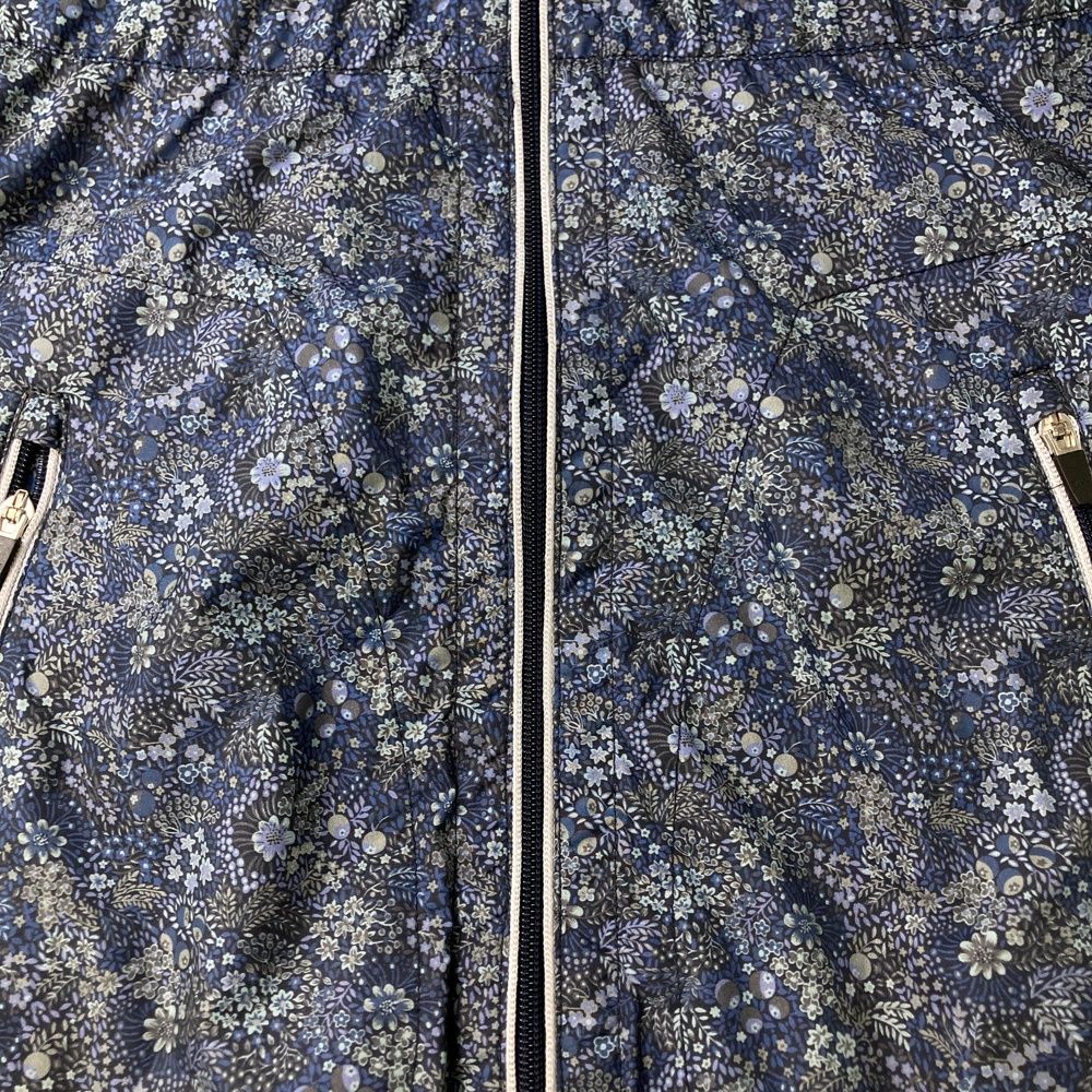 花柄 ネイビー系