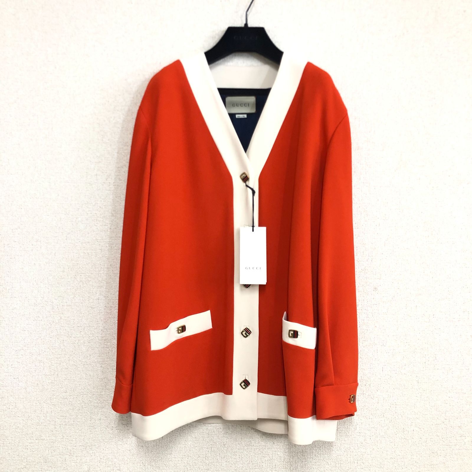最終価格 未使用 タグ付き GUCCI グッチ カディヴィスコースジャケット  