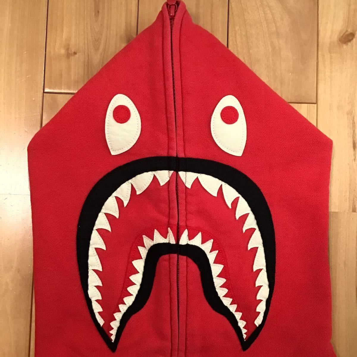 ☆蓄光☆ XL シャーク パーカー shark full zip hoodie a bathing ape 