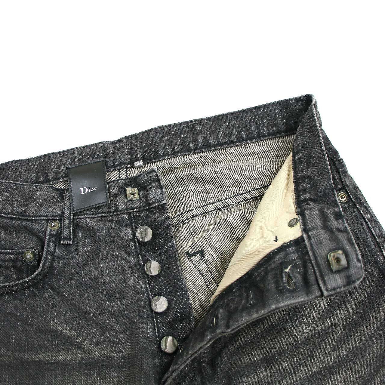 dior homme 爪痕加工デニム　サイズ29 本物 名作 ディオールオム 爪痕 デニムパンツ ジーンズ 29