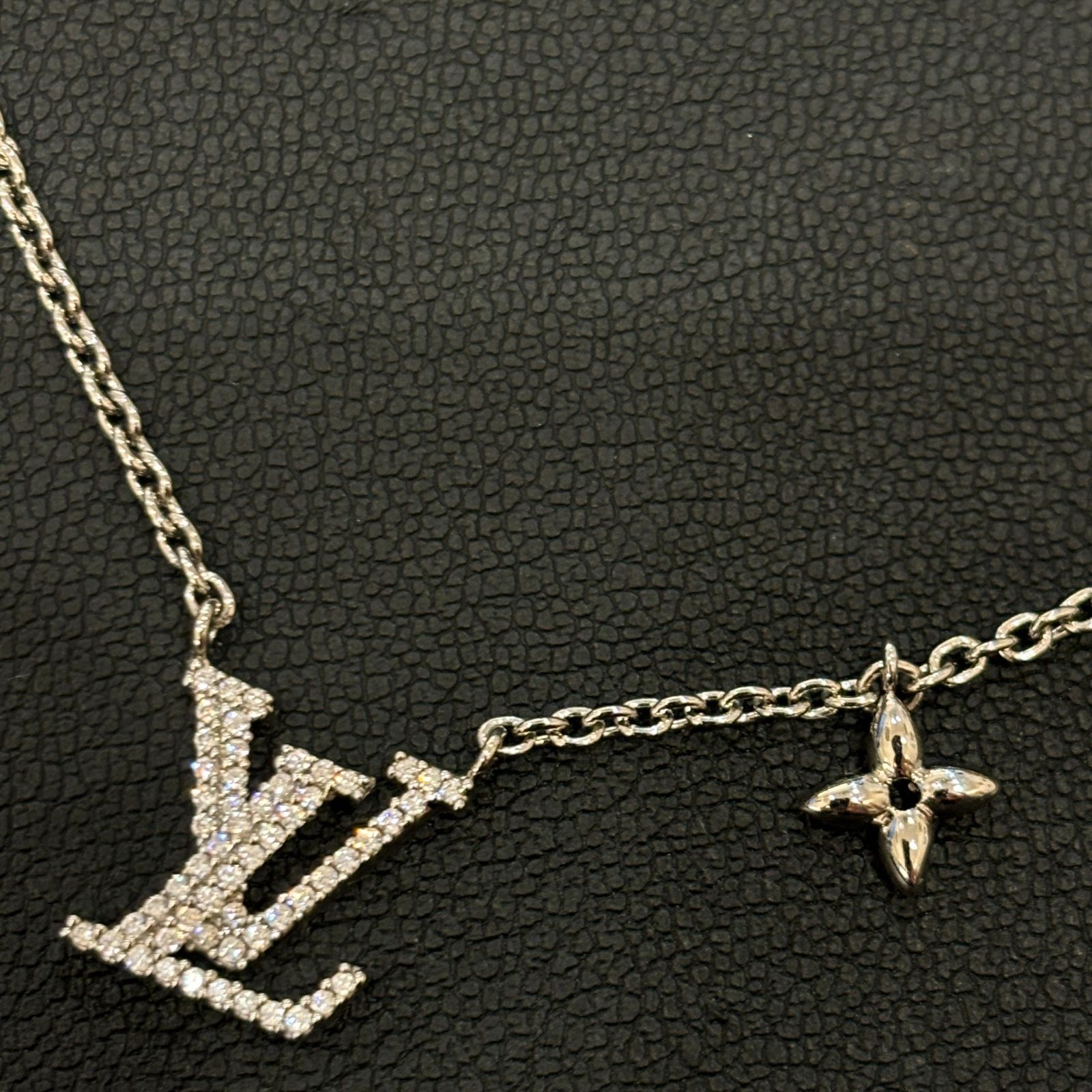 ΩNA3927 極美品！LOUIS VUITTON ルイヴィトン ネックレス LV