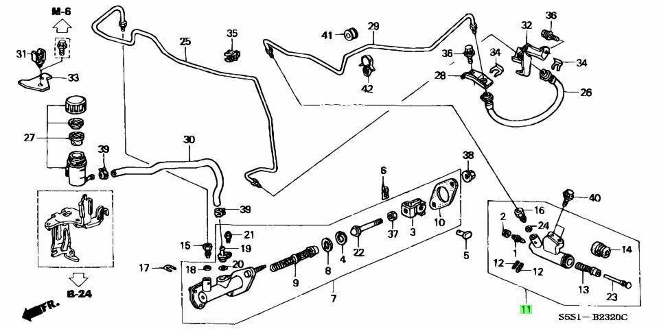 ● ホンダ DC5 インテグラ タイプR 純正 クラッチスレーブシリンダー オペレーティング K20A HONDA Cylinder ASSY clutch slave