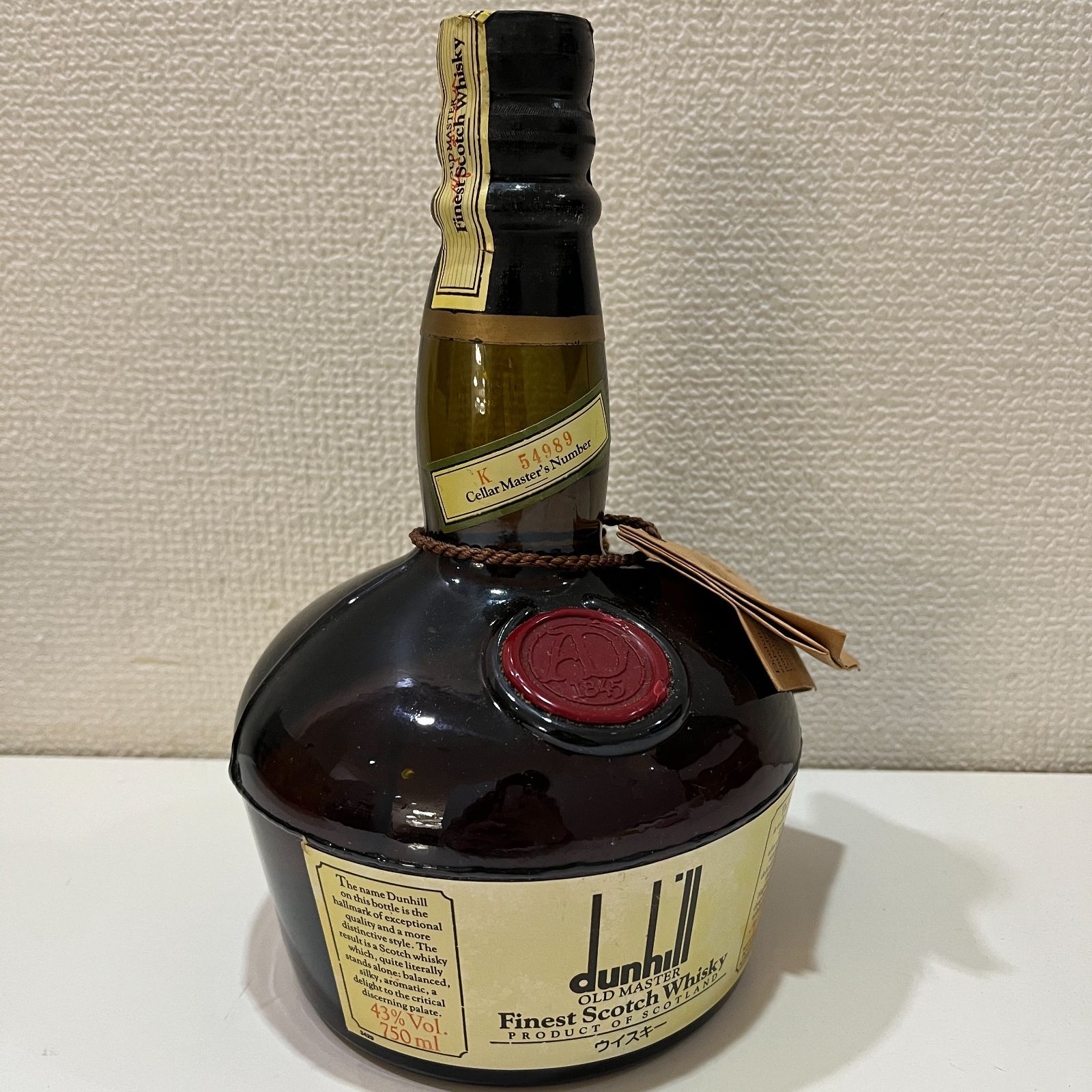 A【未開封】dunhill ダンヒル OLD MASTER ウィスキー スコッチ 750ml ...