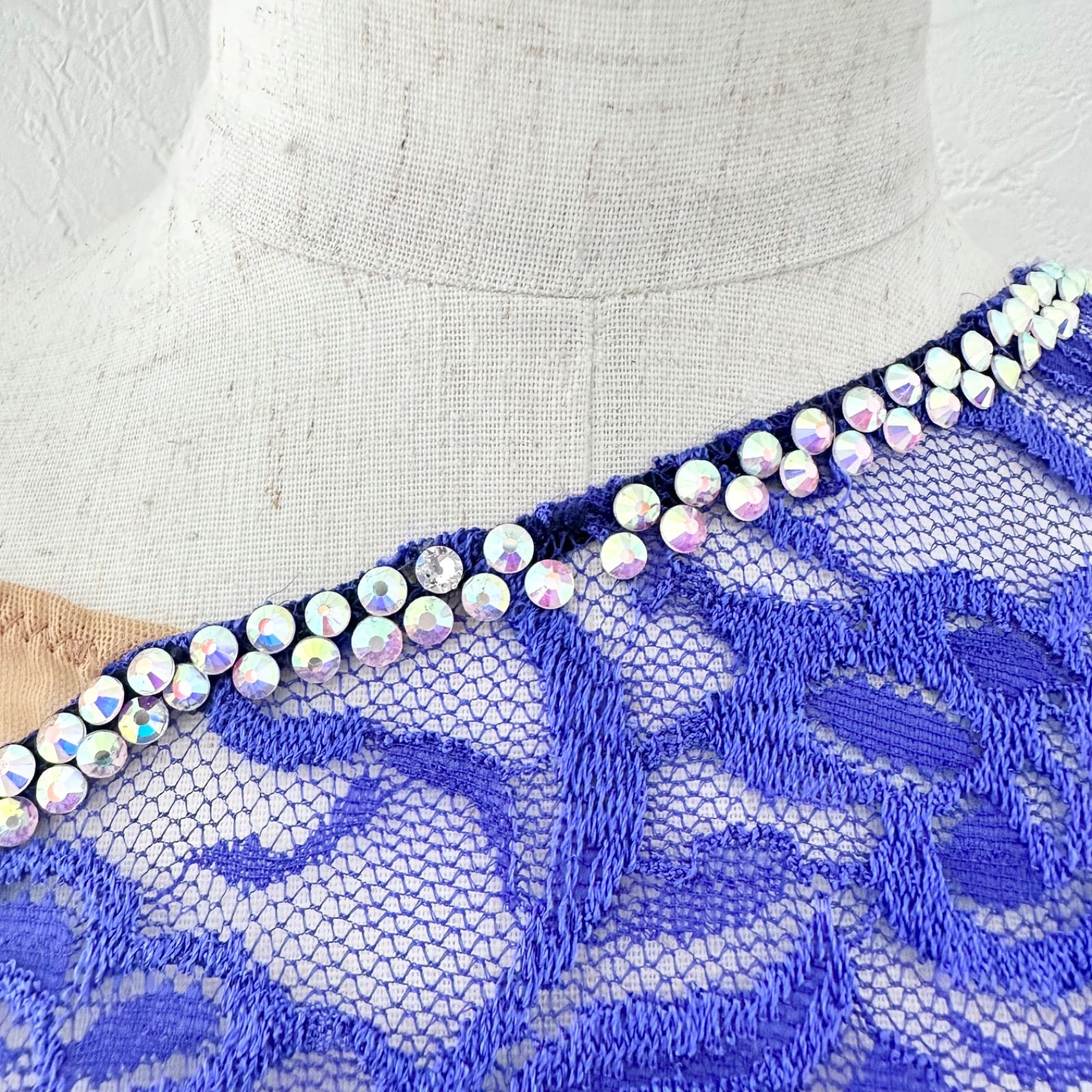 タカダンス 社交ダンス レース フリル ビジュー付 ドレス