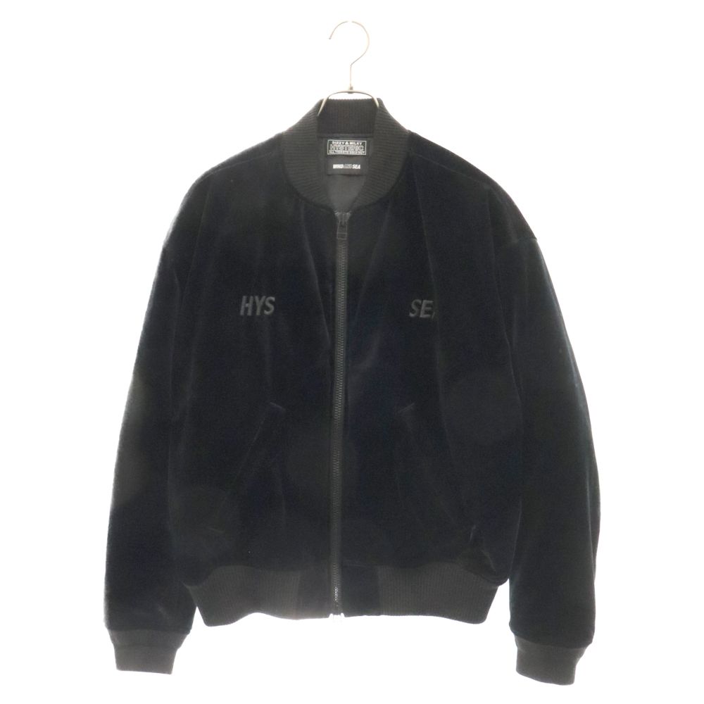WIND AND SEA / ブルゾン/ボンバージャケット/S/ポリエステル/BRD/WDS-C-HYS-23-AP-Q1-04 HYSTERIC GLAMOUR (ヒステリックグラマー) 22AW × WIND AND SEA Bomber