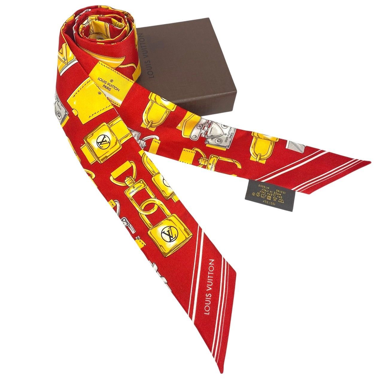 2719 LOUIS VUITTON ルイヴィトン バンドーBB シルク スカーフ ツイリー M78650