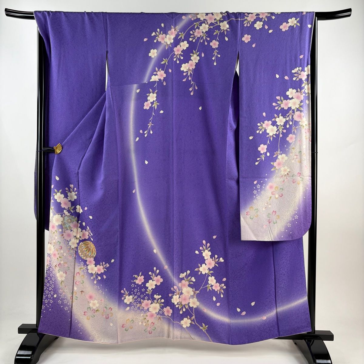 着物 振袖 紫 桜 袷 身丈149㎝ 袖丈101㎝ レディース 着物 振袖 紫 桜 袷 身丈149㎝ 袖丈101㎝ レディース