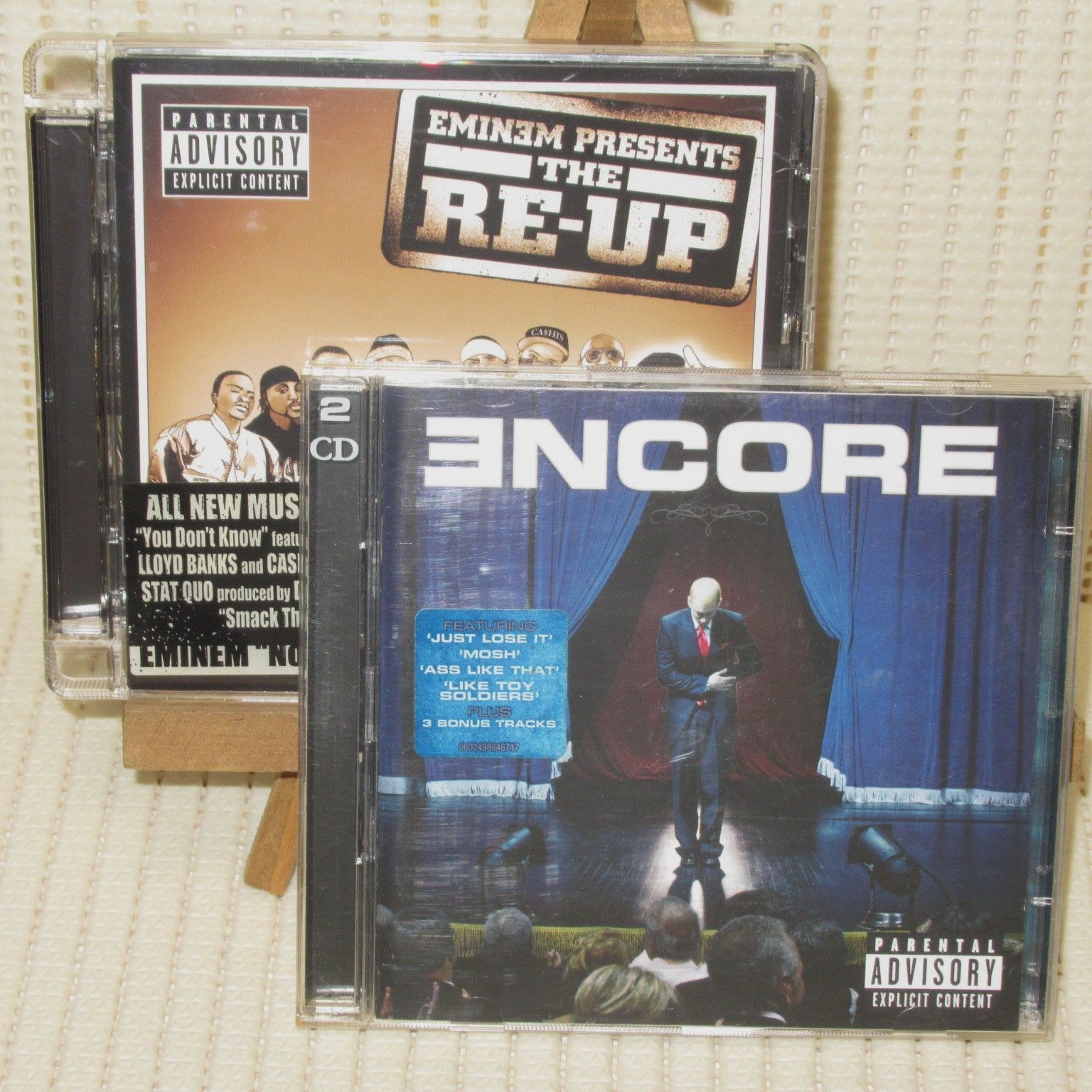CD EMINEM ２タイトルセット ENCORE（2CD）& THE RE-UP エミネム - メルカリ