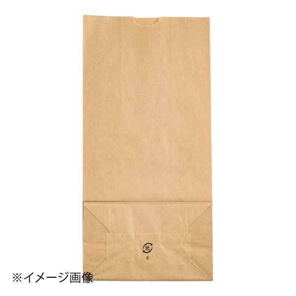遠藤商事株式会社 角底袋 クラフト無地 1000枚入 8