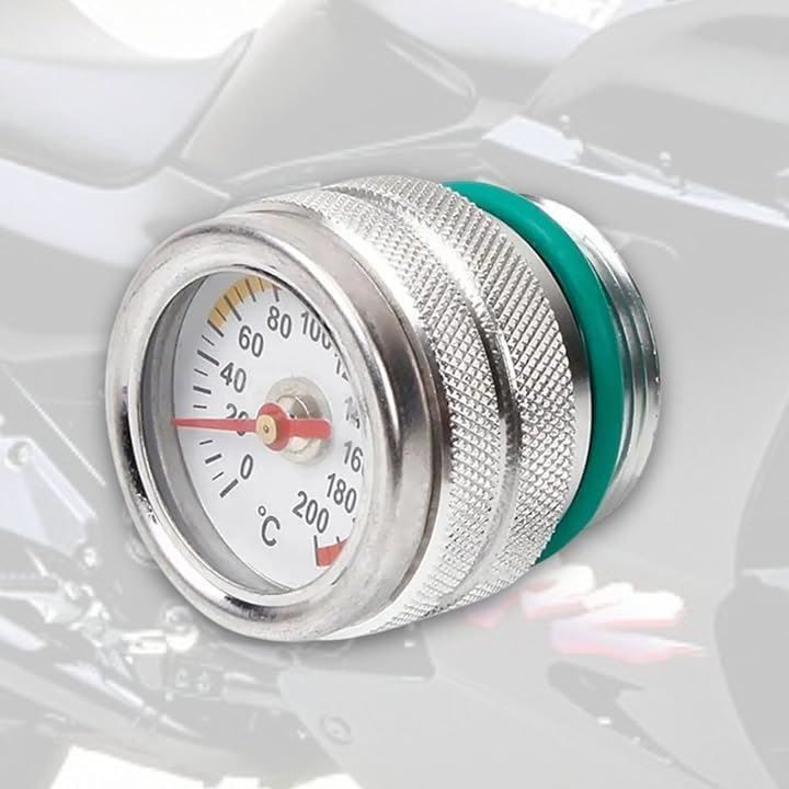 MSMint 互換品 油温計 オイルテンプメーター ゼファー400 ゼファー750 ゼファー1100 バリオス Z1 Z2 Z1000 GPZ1100 Z400FX GPZ400 W400 W650 Z750 Z750RS(銀 / シルバー)