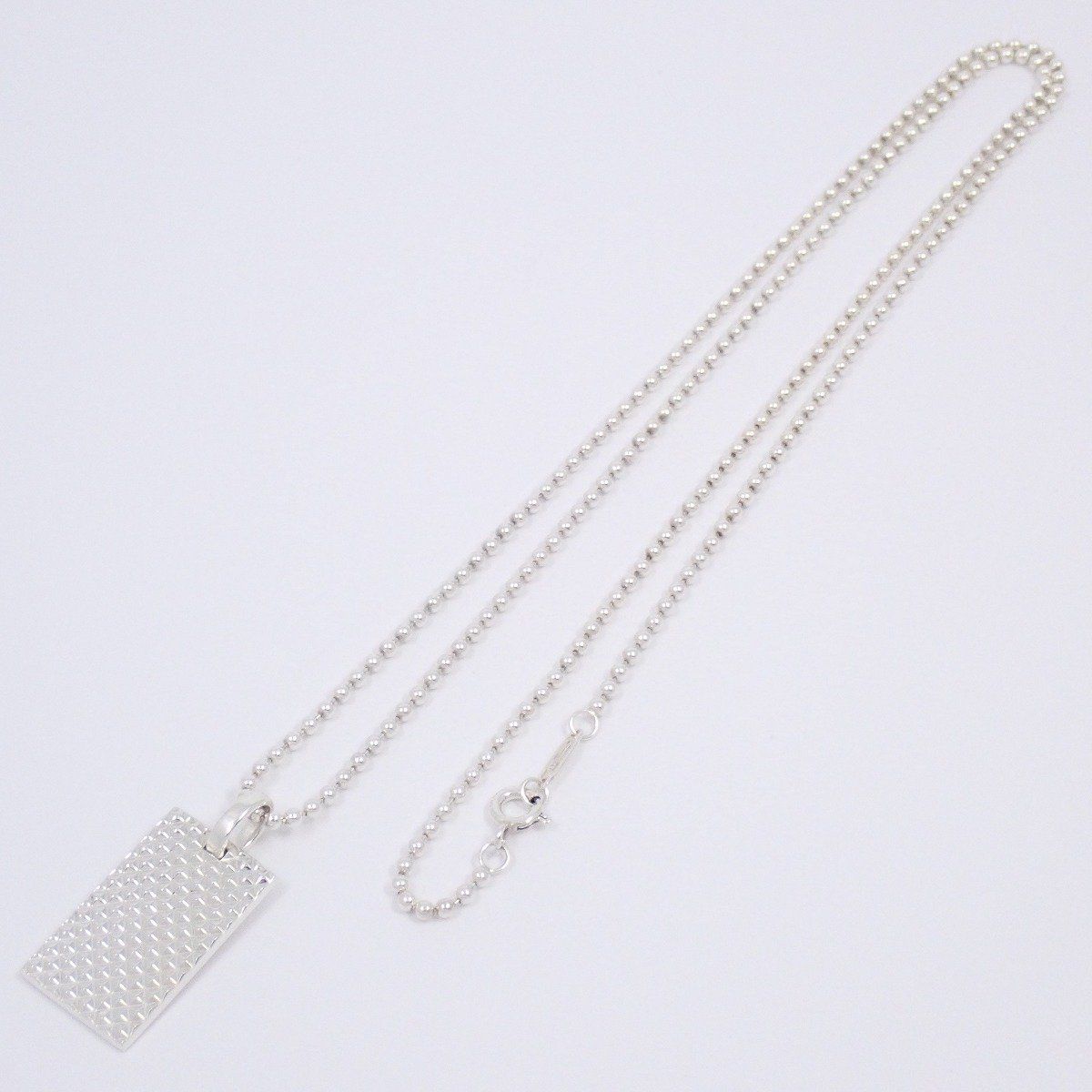 Tiffany & Co. ダイヤモンド付きネックレス　シルバー925 TIFFANY＆Co. ティファニー ダイヤモンドポイント スクエア