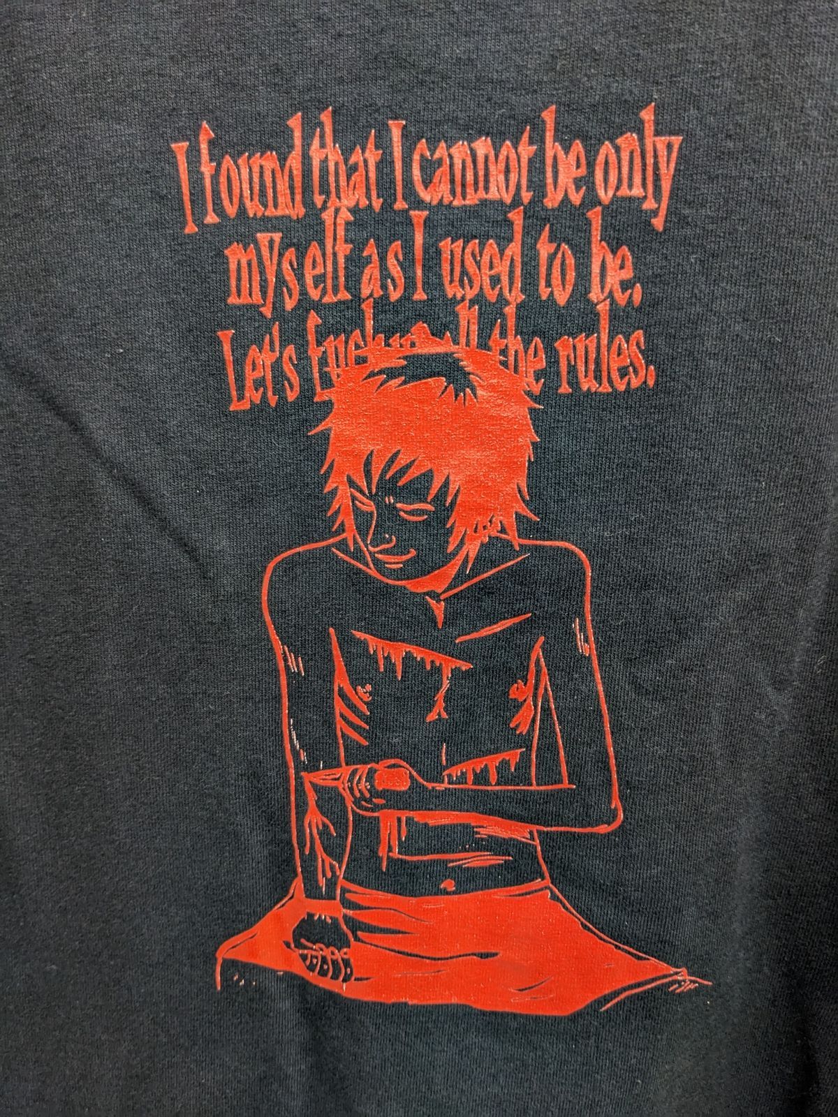90's 黒夢 コークスクリュー Tシャツ Lサイズ相当 KUROYUME CORKSCREW