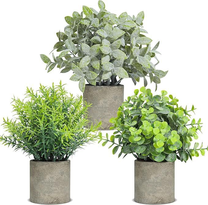 【在庫処分】T4U フェイクグリーン 観葉植物 フェイク 小さい 室内 3個セット インテリア プレゼント