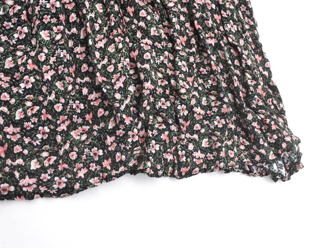 SNIDEL 花柄 ロングワンピース サイズ0 SNIDEL フリル花柄ロングワンピース - メルカリ