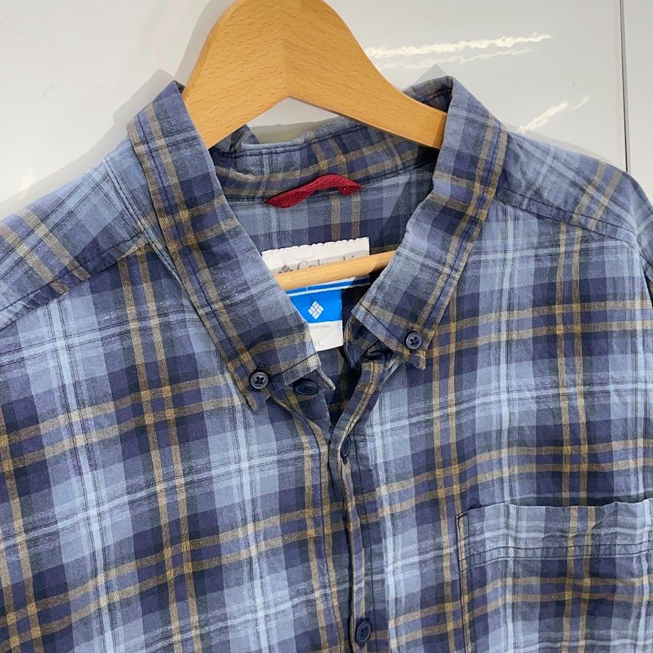columbia チェックシャツ Columbia コロンビア シャツ チェック柄シャツ トレッキング