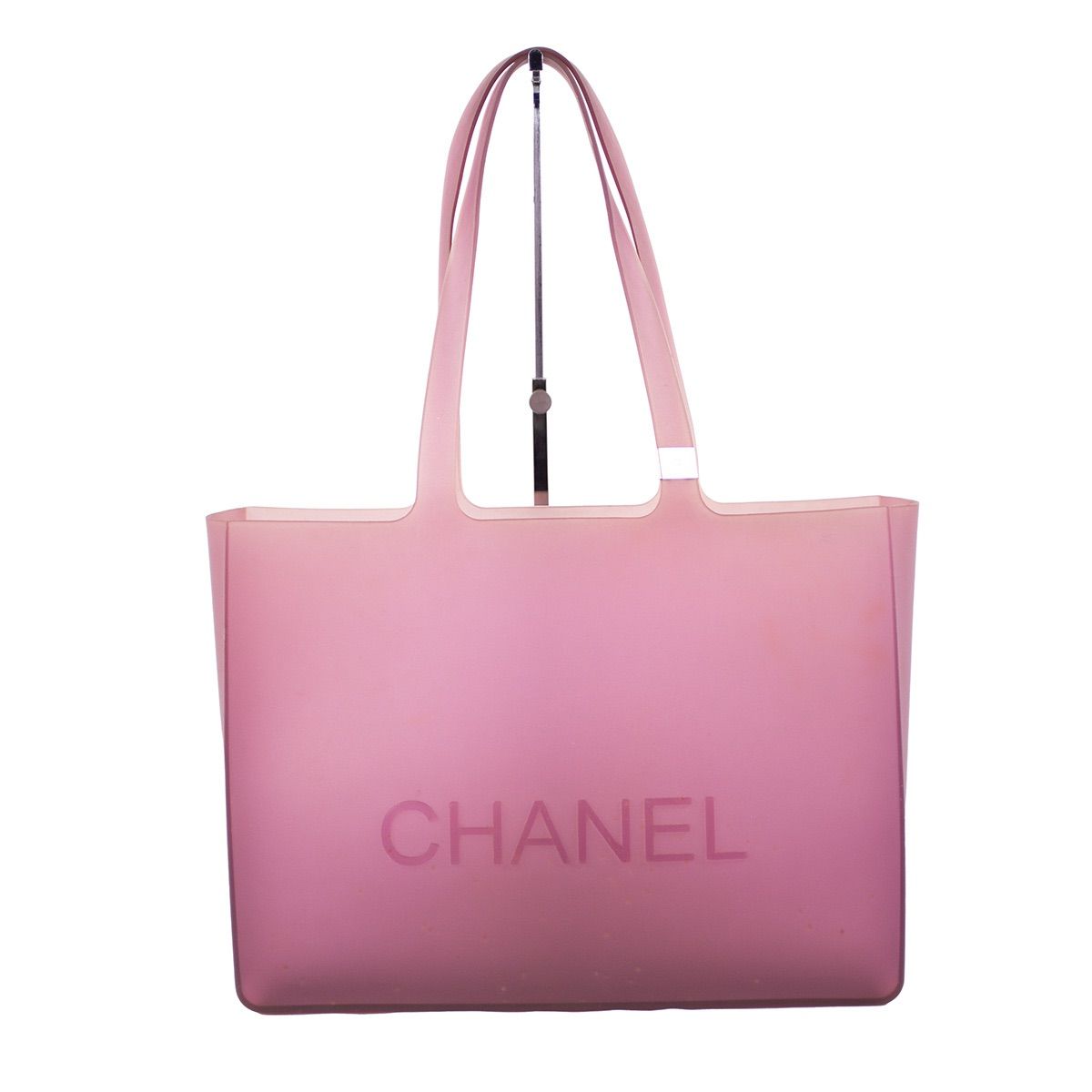 CHANEL 希少ラバーバッグ　ピンク CHANEL 希少ラバーバッグピンク