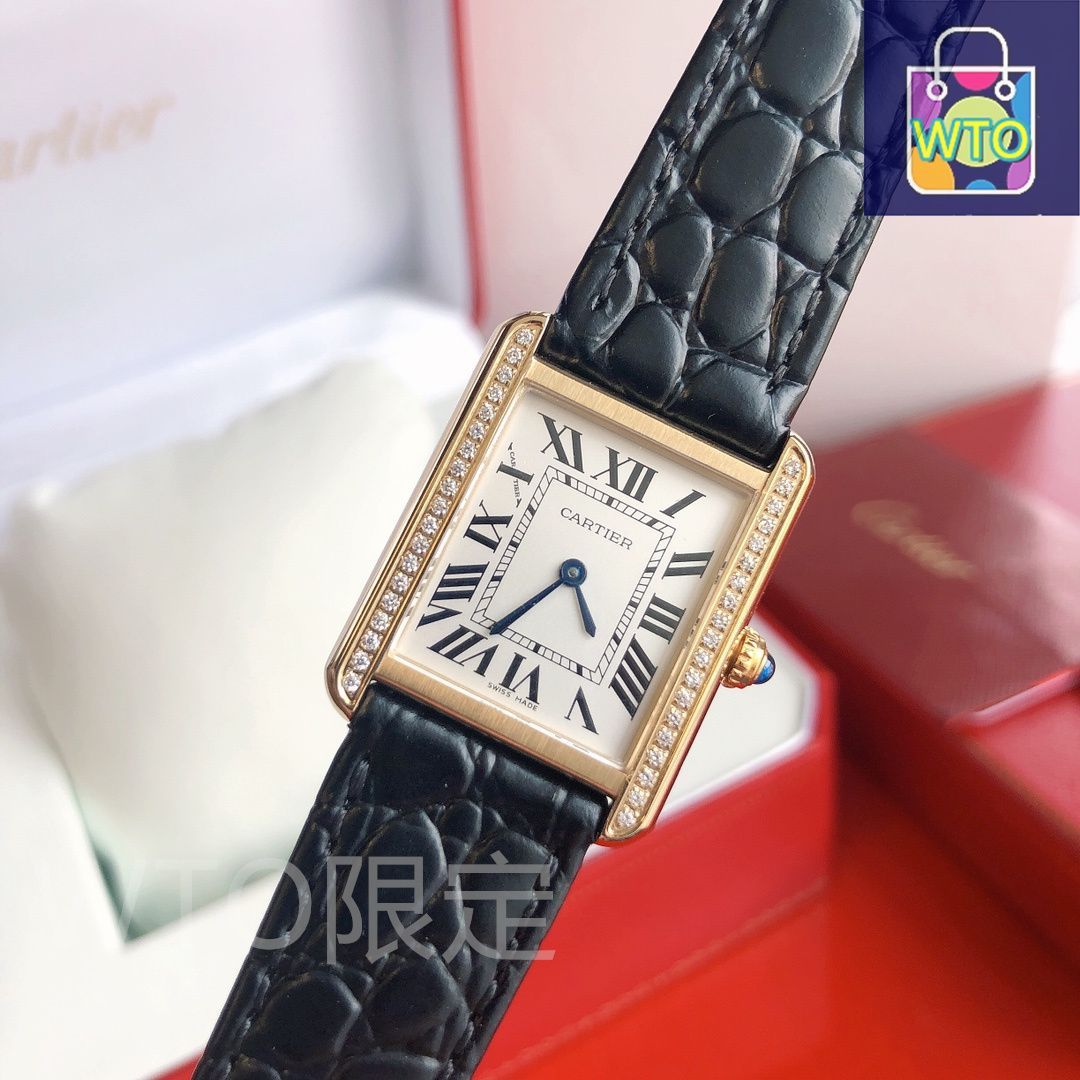 カルティエ cartier｜タンク アロンジェ ラニエール｜クォーツ